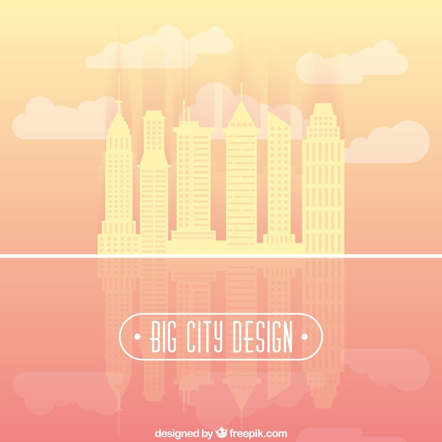 Free vector big city