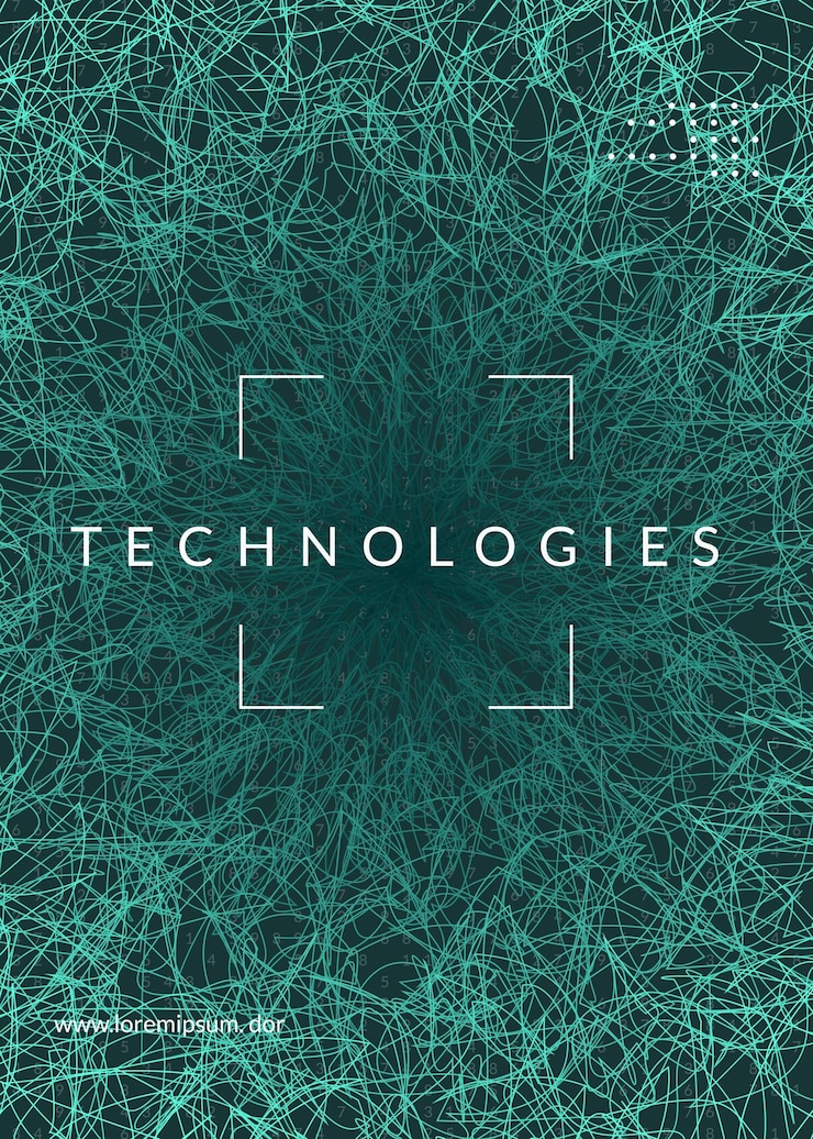Free Vector big data background technology for visualization artificial intelligence deep learning and quantum computing design template for computing concept colorful big data backdrop