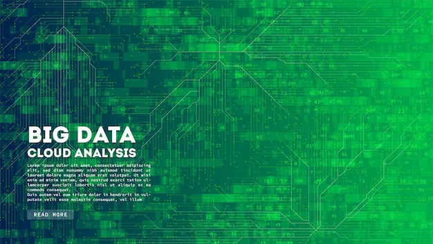 ビッグデータクラウドコンピューティング。ブロックチェーンの視覚化。ソーシャルネットワーク情報の複雑さ。