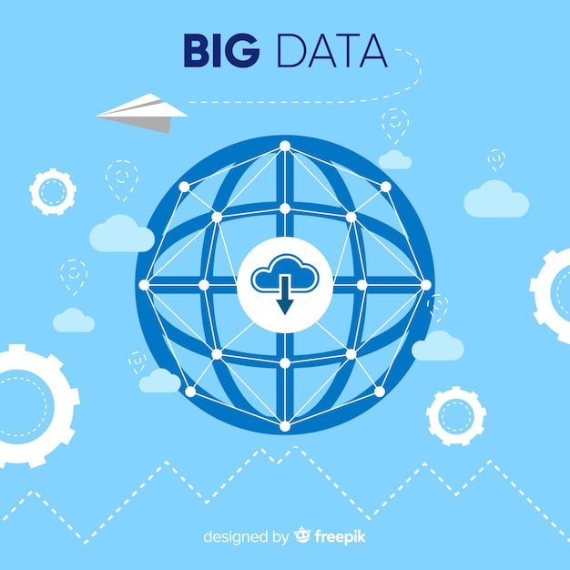 Free vector big data