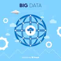 Free vector big data