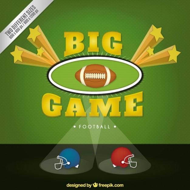 Free vector big game background