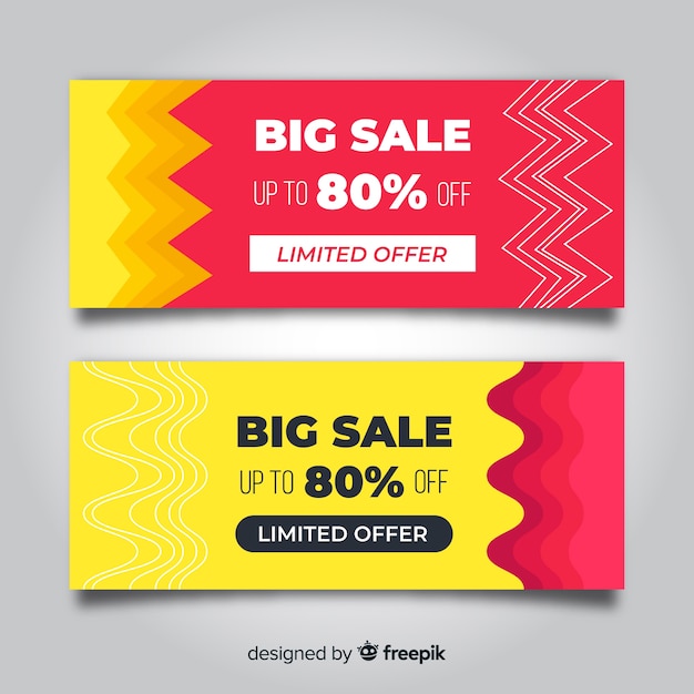 Free vector big sale banner