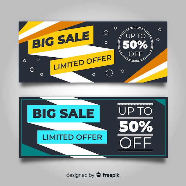 Free vector big sale banner