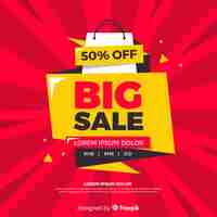 Free vector big sale banner