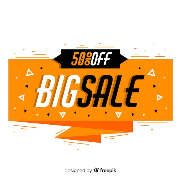 Free vector big sale banner