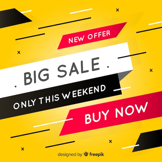 Free vector big sale banner