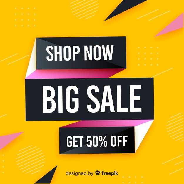 big sale banner