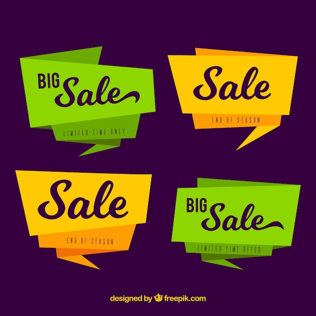 Free vector big sale banners collection