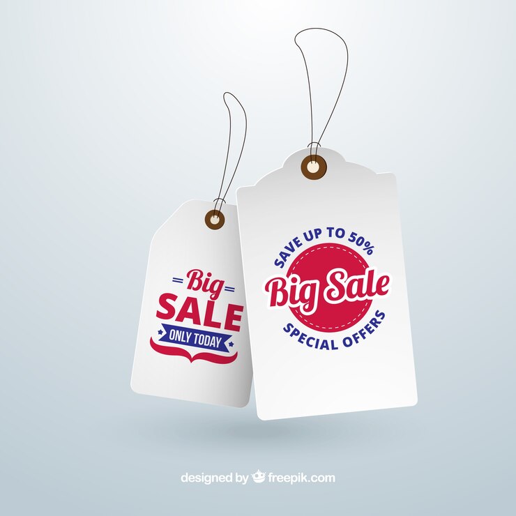 Free Vector big sale labels