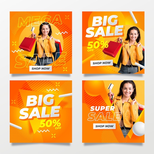 Big sale social media posts