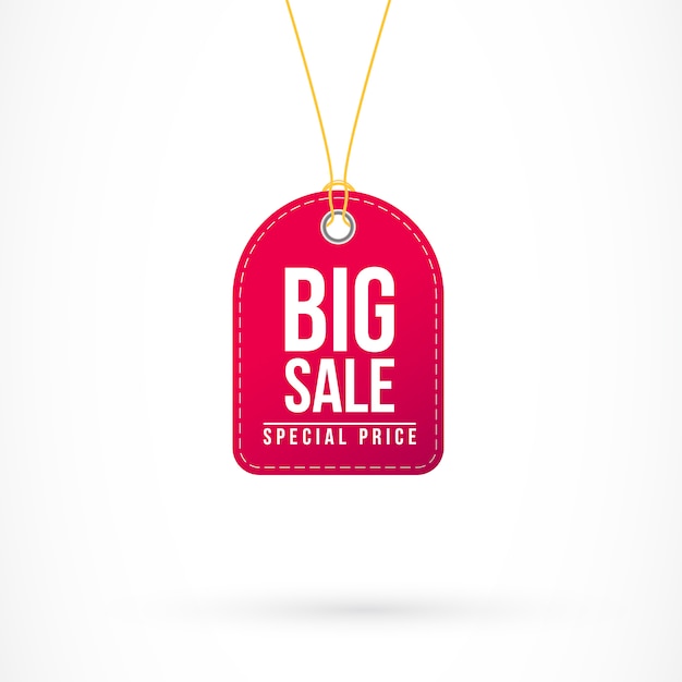 Big sale tag