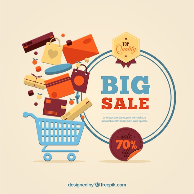 Free vector big sale template