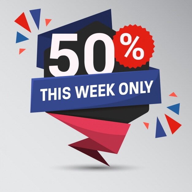 Free Vector big sale week background