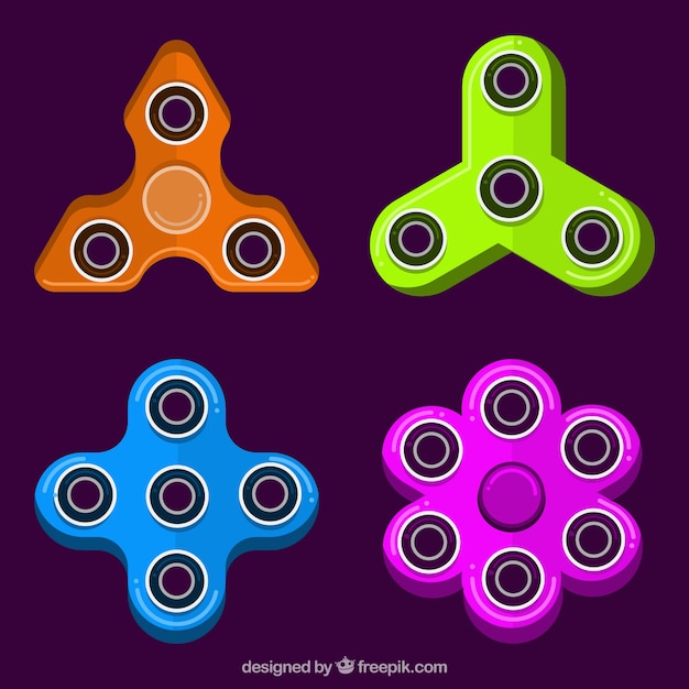 Free vector big spinners collection