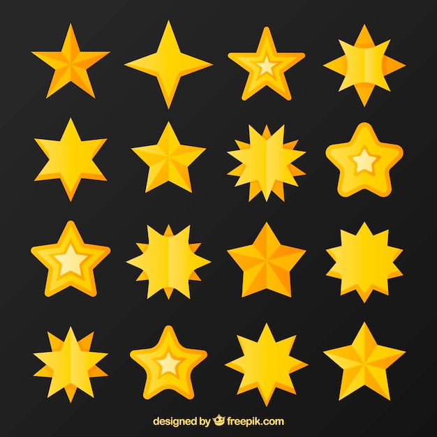 Free vector big star collection