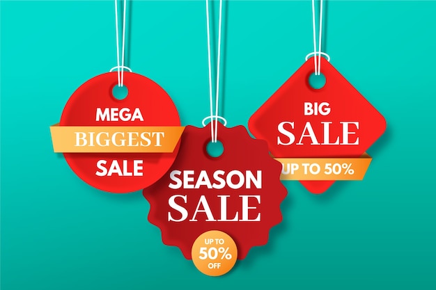 Biggest season sale hanging label set