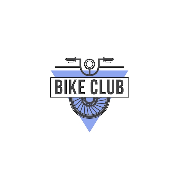 Bike club logo template
