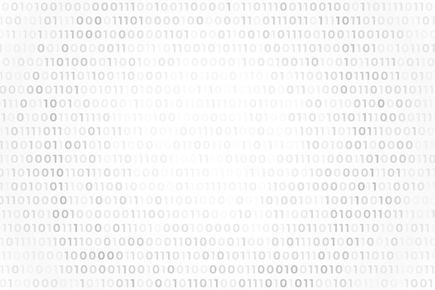 binary code algorithm concept background for virtual learning