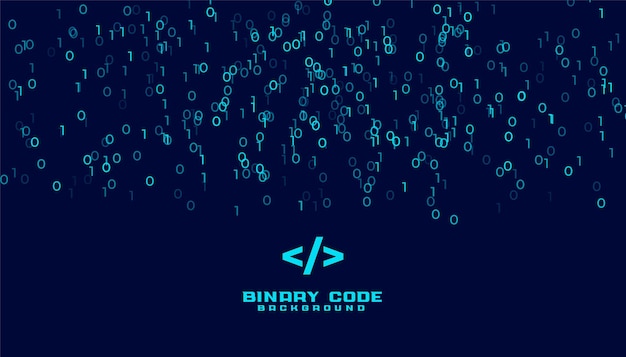 Binary code algorithm digital data background