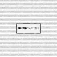 Free vector binary code pattern design