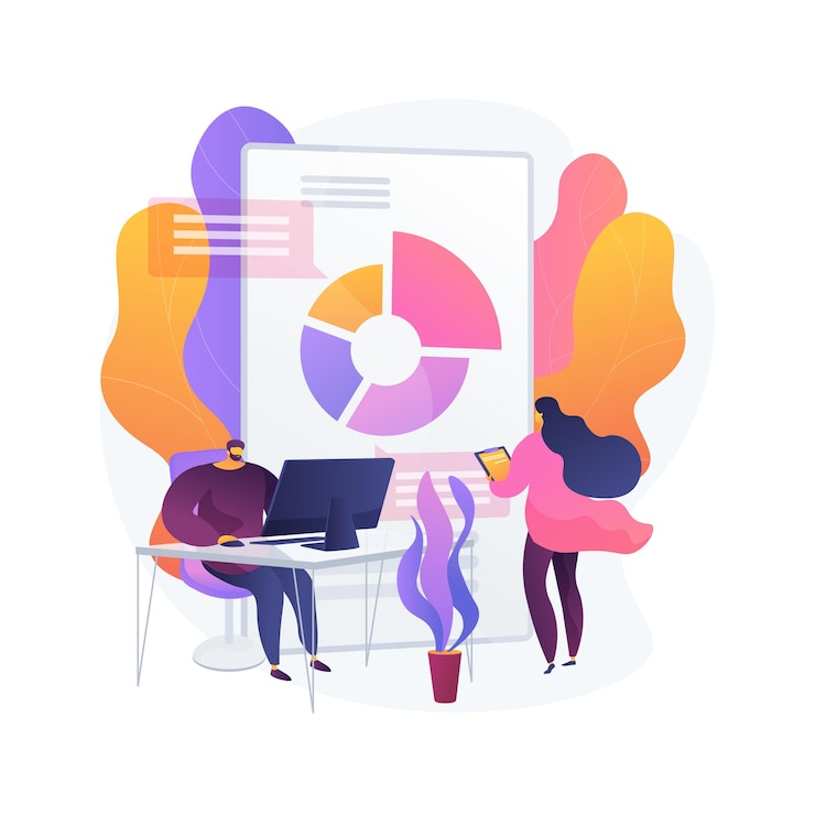 Free Vector biophilic design in workspace abstract concept vector illustration. biophilic room, eco-friendly workspace, green office design trend, bring outdoors indoors, vertical garden abstract metaphor.