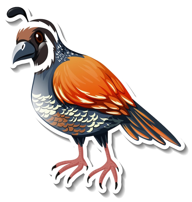 Free Vector bird animal cartoon sticker