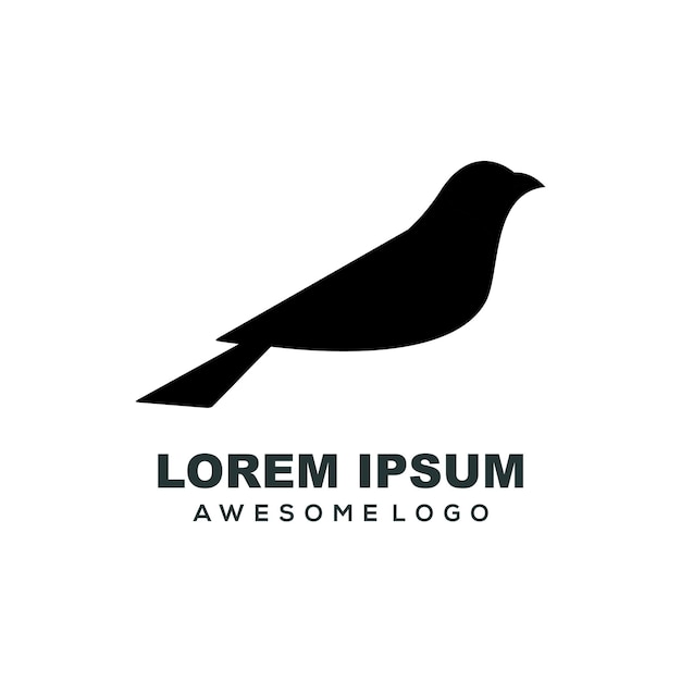 Free Vector bird silhouette logo