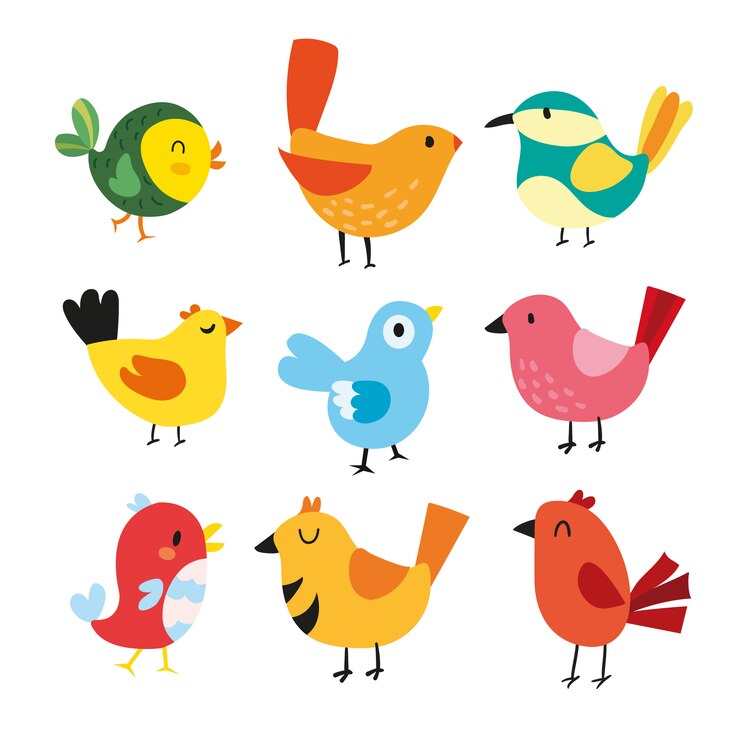 鳥のイラスト集