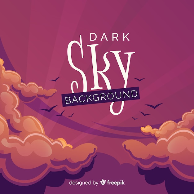 Free vector birds sky background