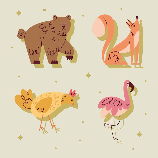 Birds and wild animals