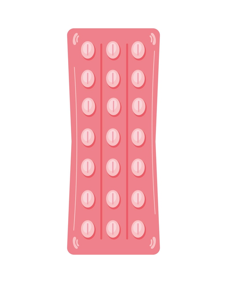 無料Vector 避妊薬の健康アイコン