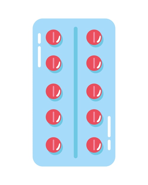 Free vector birth control pills icon