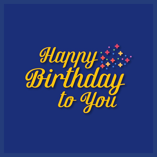 Free vector birthday background design