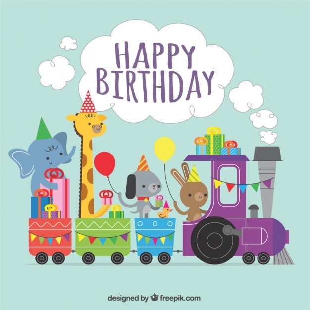 Download Free Birthday Background Of Train With Lovely Animals Svg Dxf Eps Png 1976 Best Crafts Svg Images In 2019 Silhouette Projects Cricut