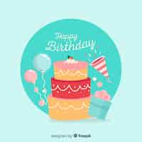 Free vector birthday background