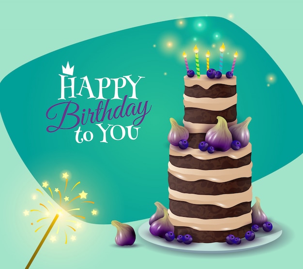 Birthday Cake Card