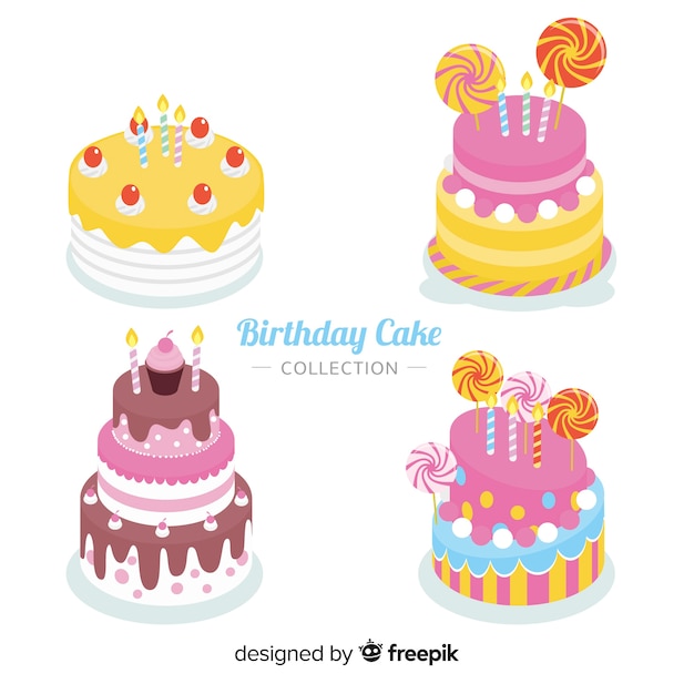Коллекция торта ко дню рождения