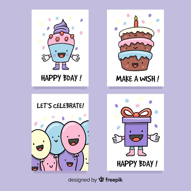 Birthday card collection