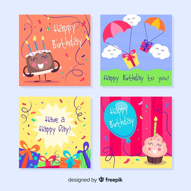 Birthday card collection