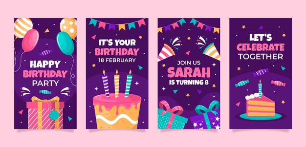 birthday celebration instagram stories