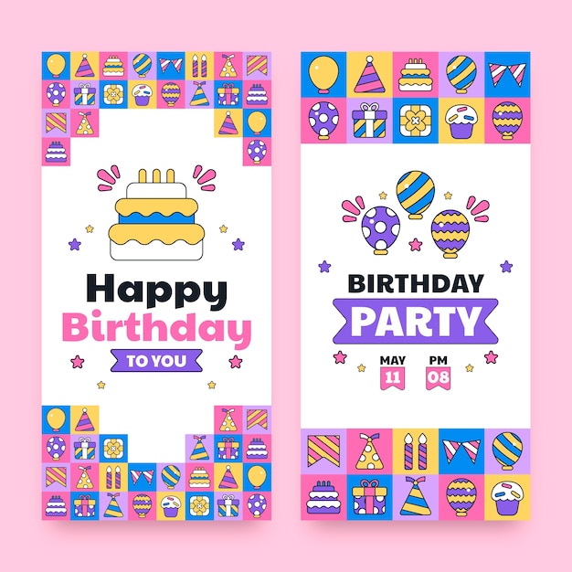 Birthday design template