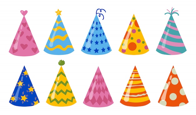 Birthday hats set