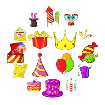 幸せな誕生日パーティーのアイコン 無料のベクター 幸せな誕生日パーティーのアイコン 無料のベクター