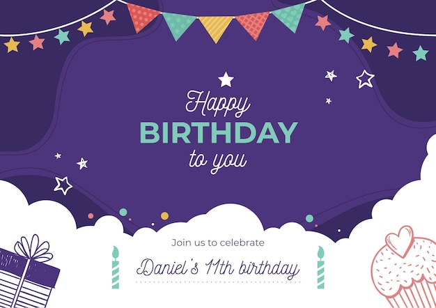 birthday invitation concept