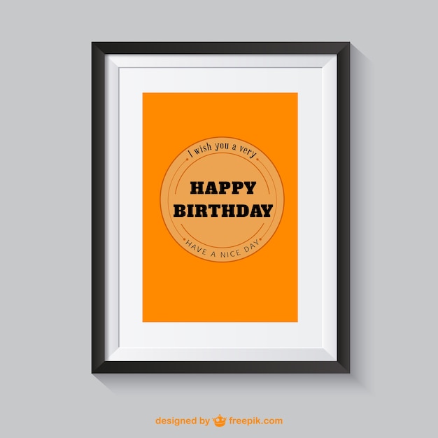 Birthday mock-up design – Free Vector Templates for Download