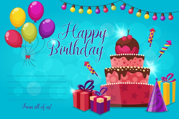 誕生日 画像 無料のベクター ストックフォト Psd