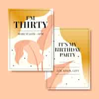 Free vector birthday party invitation for fun and good time