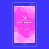 Free vector birthday party social media story template