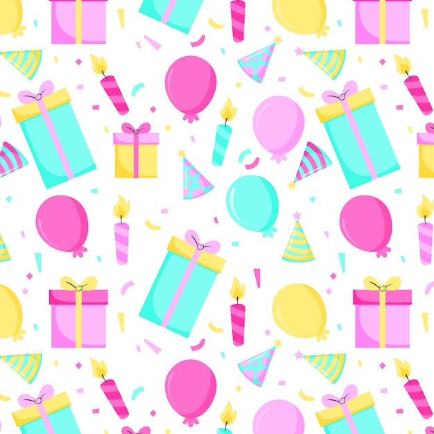 Birthday pattern template